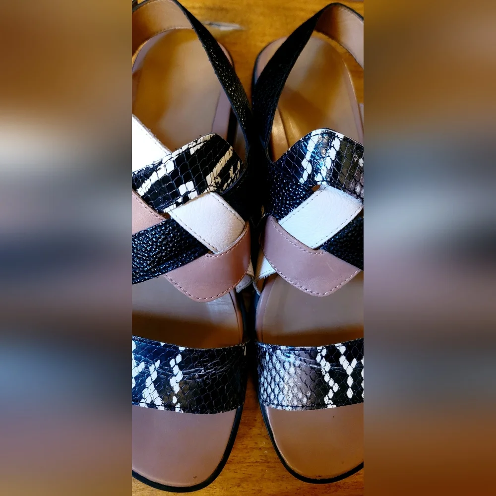 Vionic Citrine Kendra Leather Women's Slingback Sandals Sz 9 - Picture 6 of 14